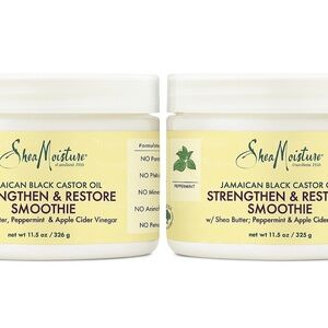 SheaMoisture Jamaican Black Castor Oil Strengthen & Restore Smoothie 11.5 oz set